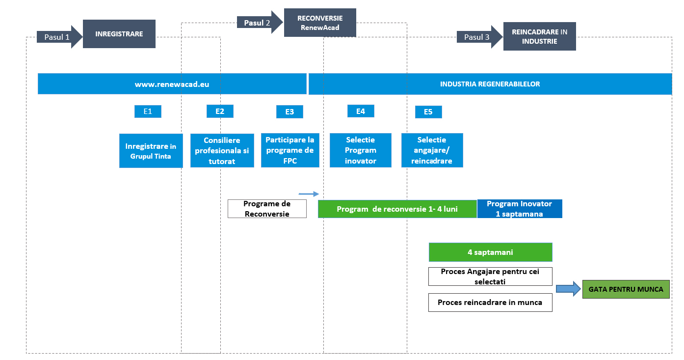 Plan complet si concret pentru introducerea pe piata muncii